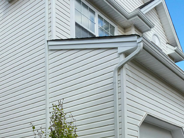 New siding and gutter protection
