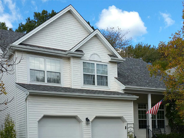 New roof and siding