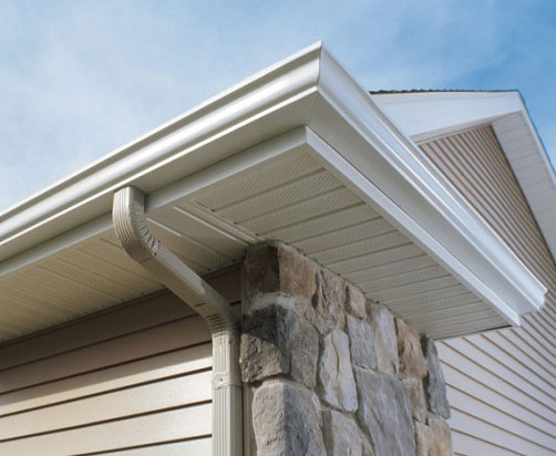 Aluminum custom seamless gutters