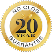 GutterRX-20 years Warranty badge