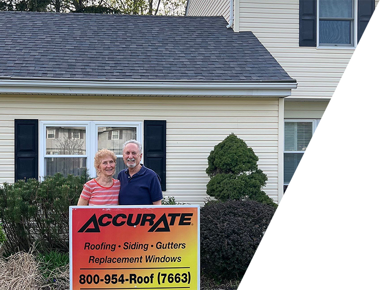 Accurate roofing satisfied customer