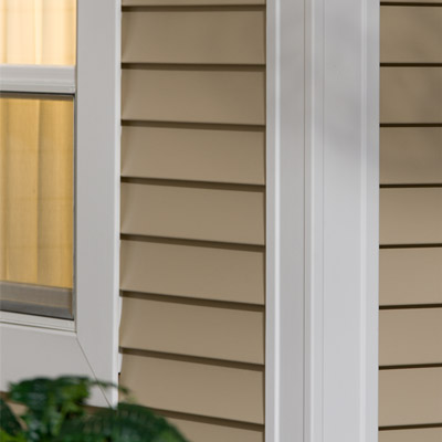 Siding with Corner Trim