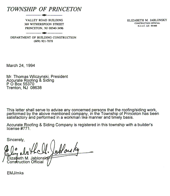 Township of Princeton, Princeton, NJ